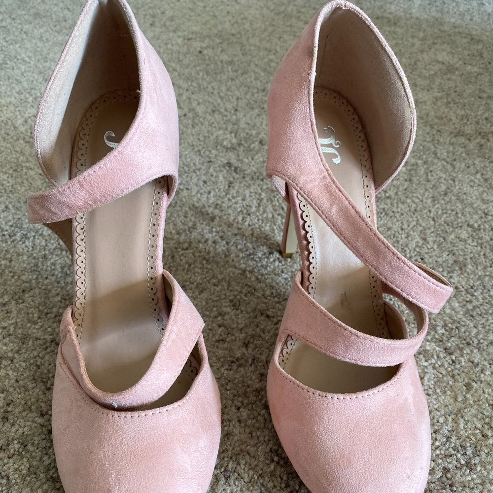 Journee Collection Zeera Blush Pink Stiletto Heel